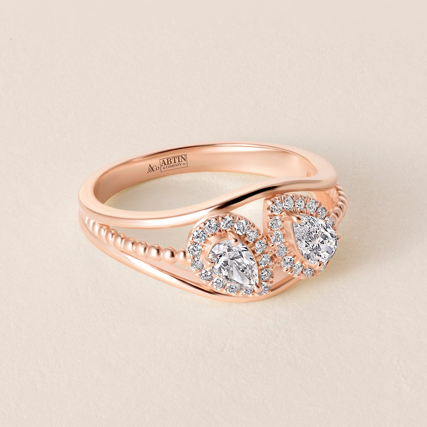 DUALIS HALO Ring Ring ABB-736Y-D-5  - Abtin & Co.