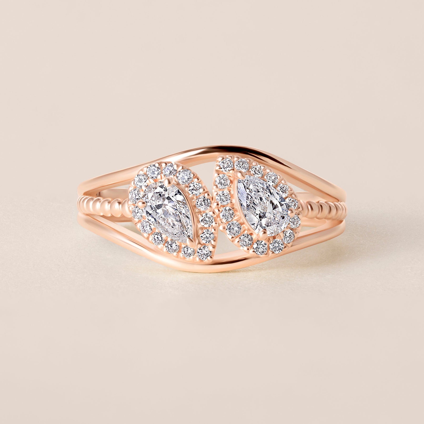 DUALIS HALO Ring Ring ABB-736Y-D-5  - Abtin & Co.