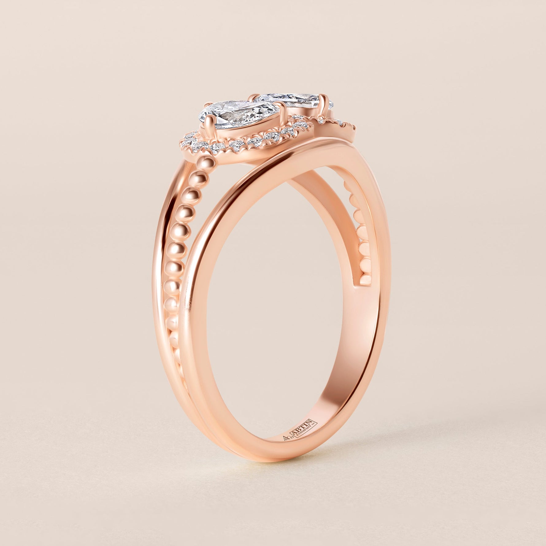 DUALIS HALO Ring Ring ABB-736Y-D-5  - Abtin & Co.