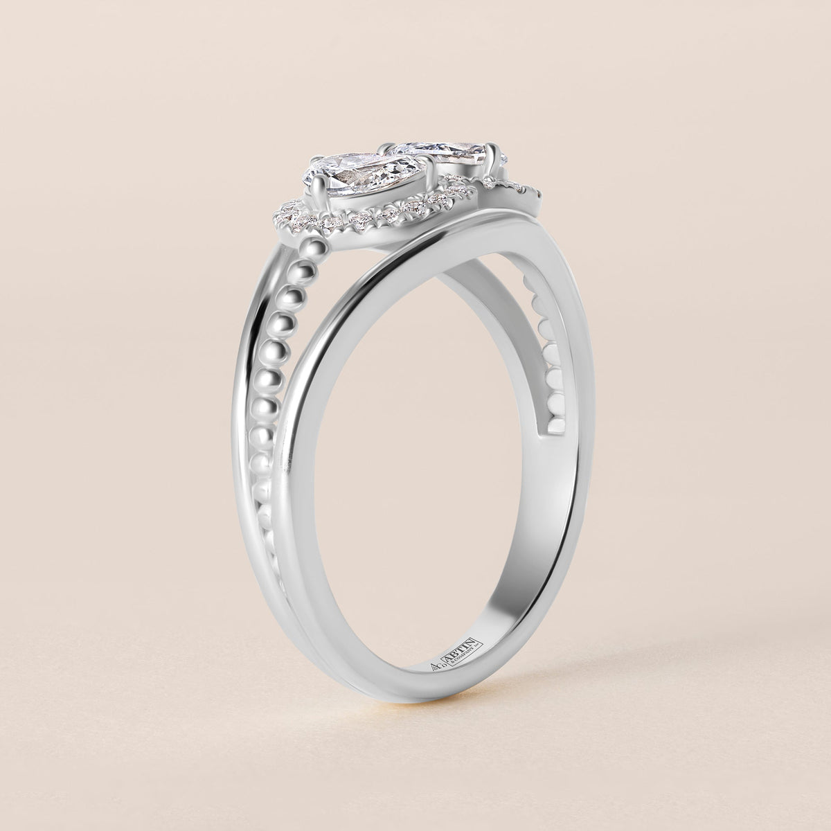 DUALIS HALO Ring Ring ABB-736Y-D-3  - Abtin & Co.