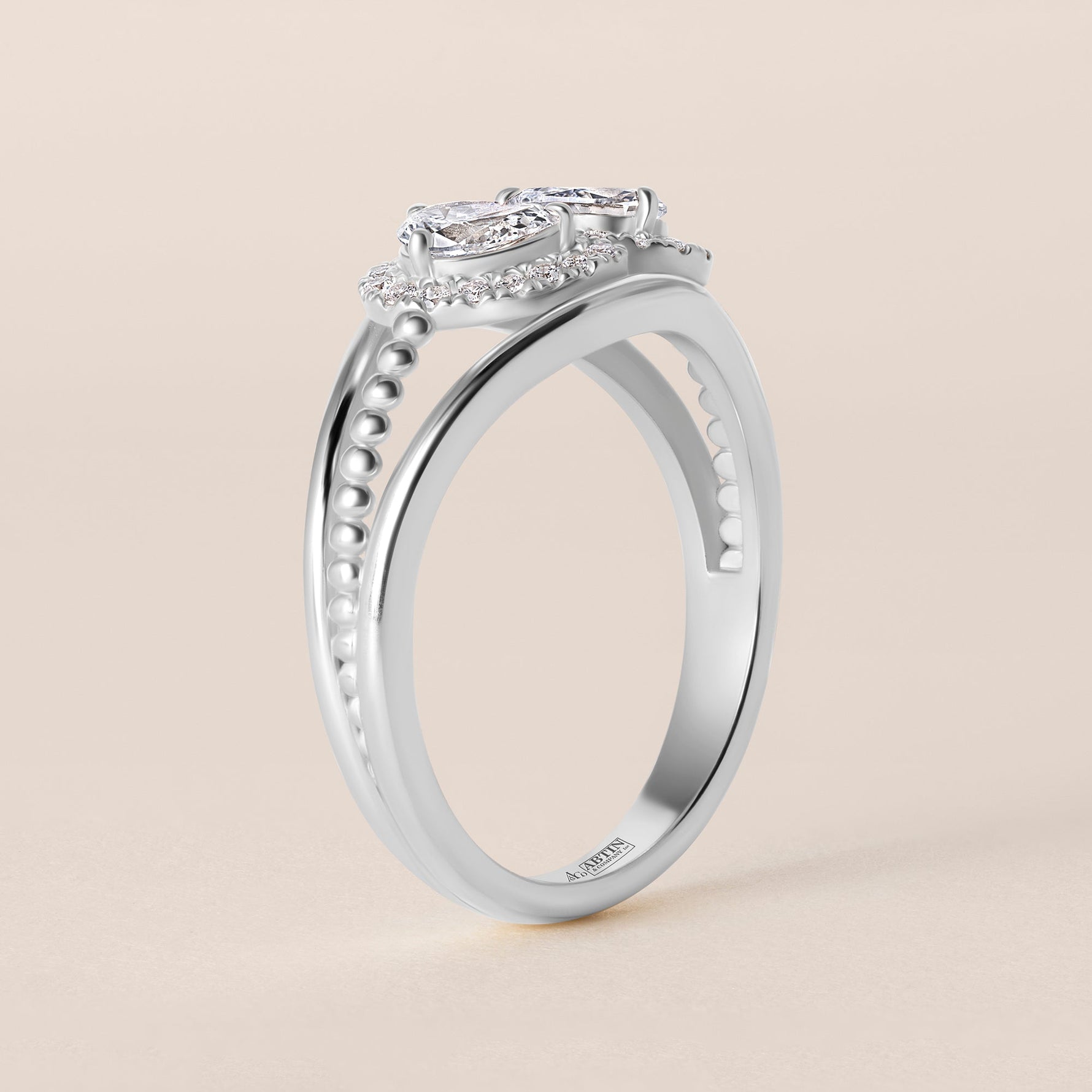 DUALIS HALO Ring Ring ABB-736Y-D-3  - Abtin & Co.