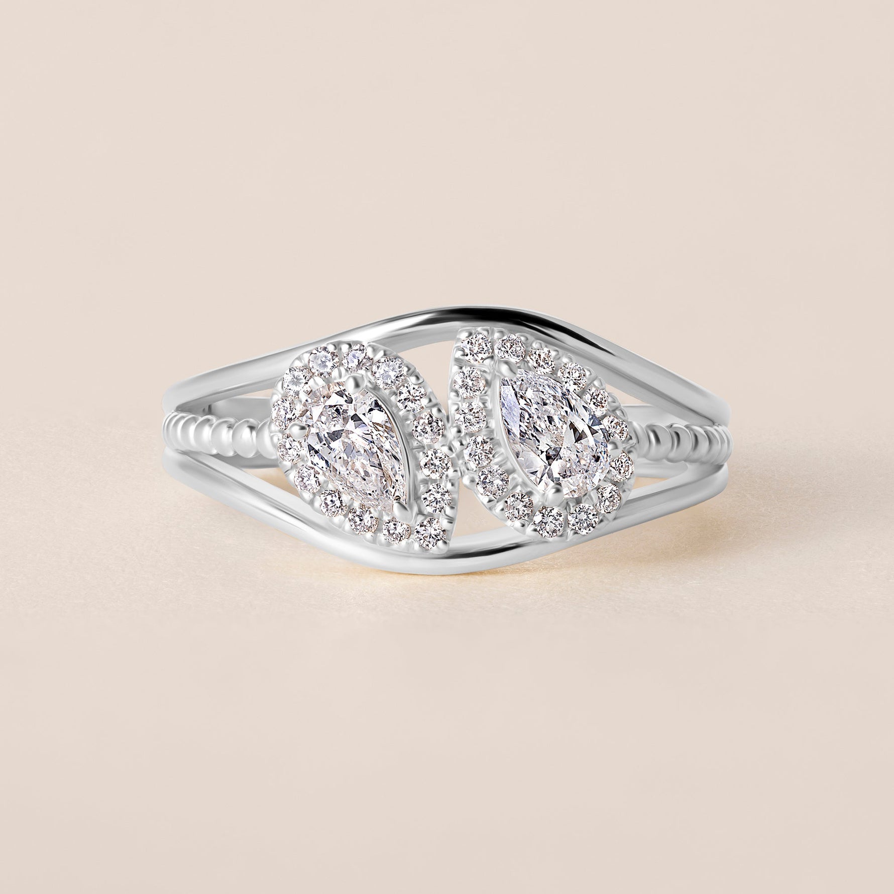 DUALIS HALO Ring Ring ABB-736Y-D-3  - Abtin & Co.