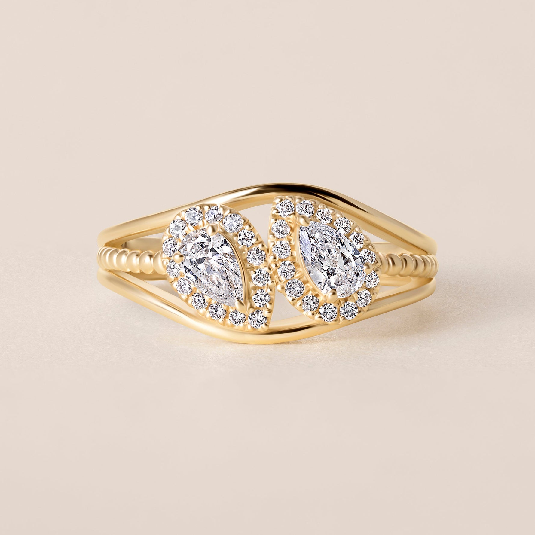 DUALIS HALO Ring Ring ABB-736Y-D-1  - Abtin & Co.