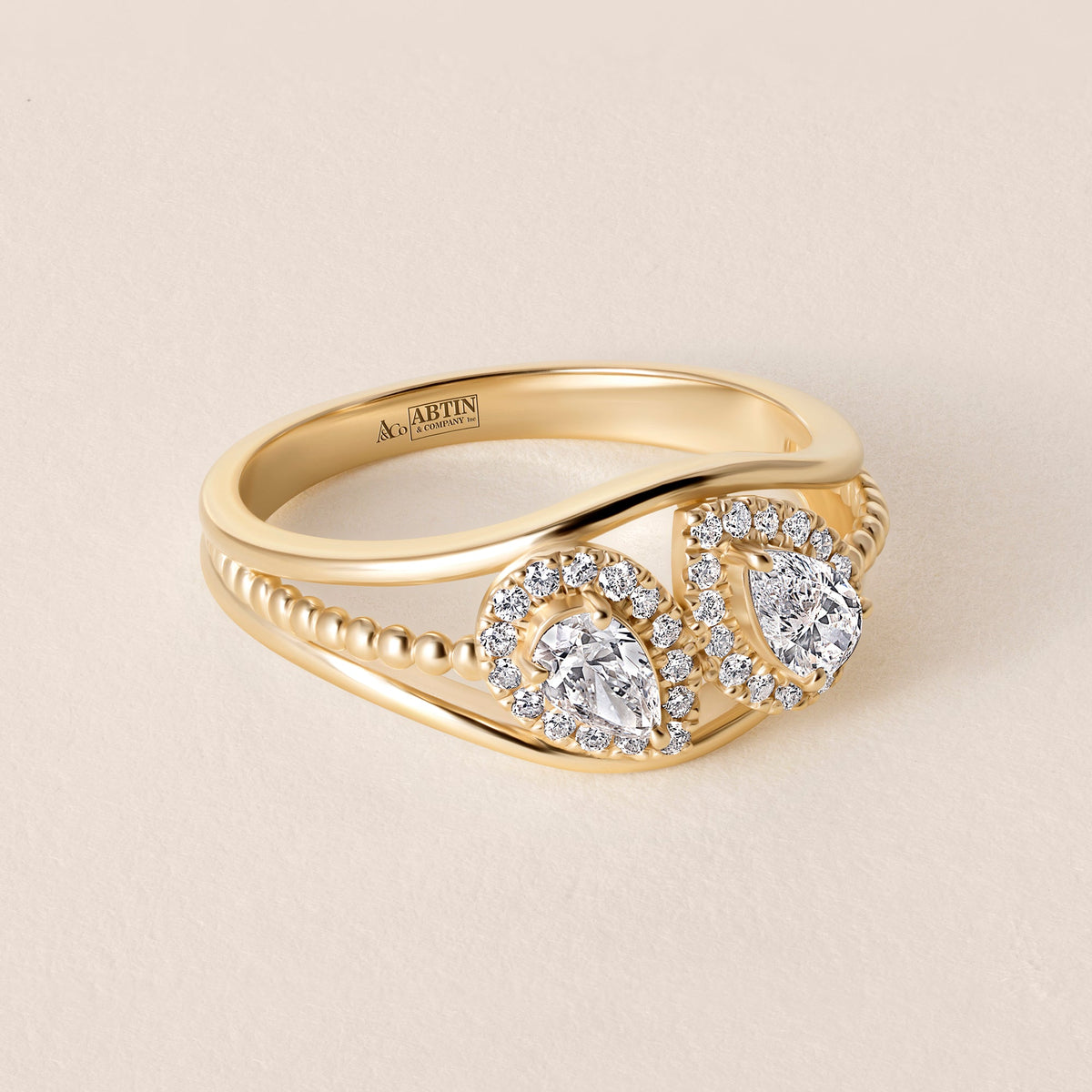DUALIS HALO Ring Ring ABB-736Y-D-1  - Abtin & Co.
