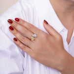 DUALIS Toi et Moi Ring Ring ABB-806TT-WY.LGD-1  - Abtin & Co.