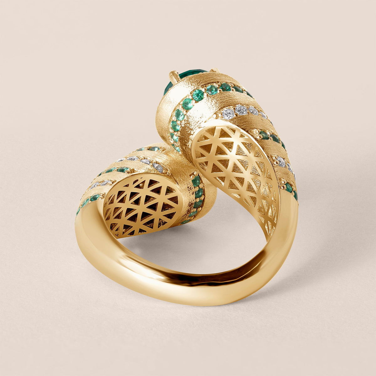 DUALITÉ Ring Ring ABB-804Y-L.EM.D-1  - Abtin & Co.