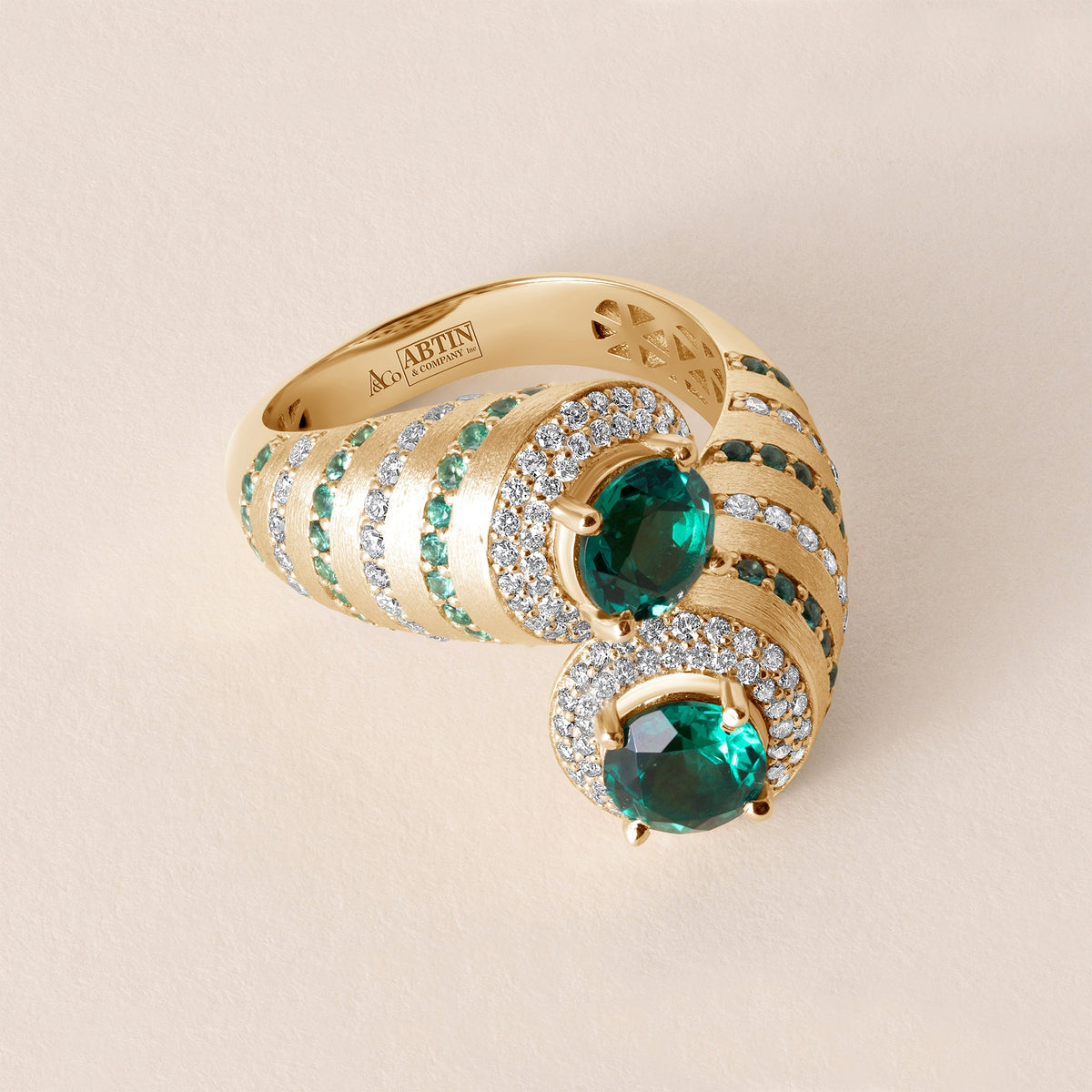 DUALITÉ Ring Ring ABB-804Y-L.EM.D-1  - Abtin & Co.