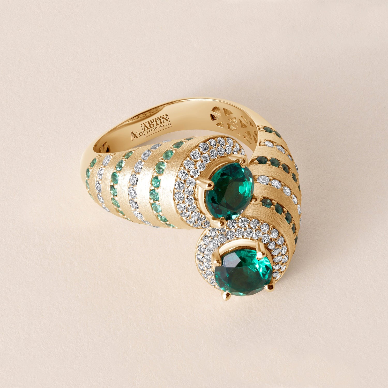 DUALITÉ Ring Ring ABB-804Y-L.EM.D-1  - Abtin & Co.