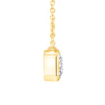 Emerald Cut Bezel Lumière Pendant Pendant ABP-225.1-LGD-1  - Abtin & Co.