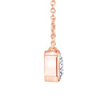 Emerald Cut Bezel Lumière Pendant Pendant ABP-225.1-LGD-7  - Abtin & Co.