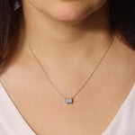Emerald Cut Bezel Lumière Pendant Pendant ABP-225.1-LGD-1  - Abtin & Co.