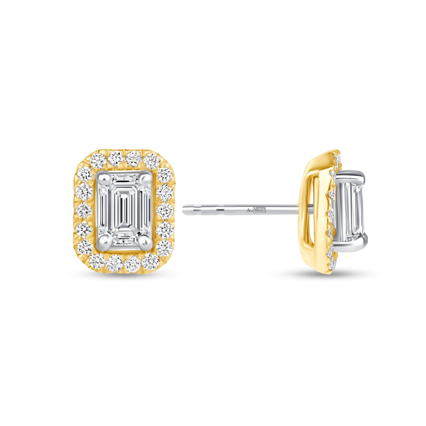 Emerald Cut Élan Jackets Earring ABE-218-LGD-1  - Abtin & Co.