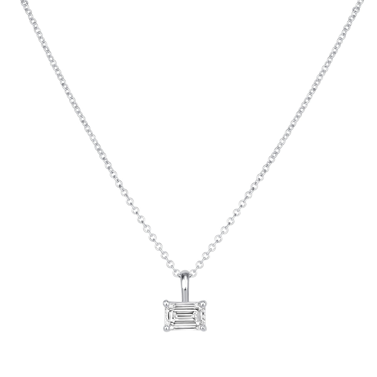 Emerald Cut Eterna Pendant Pendant ABP-238-LGD-4  - Abtin & Co.