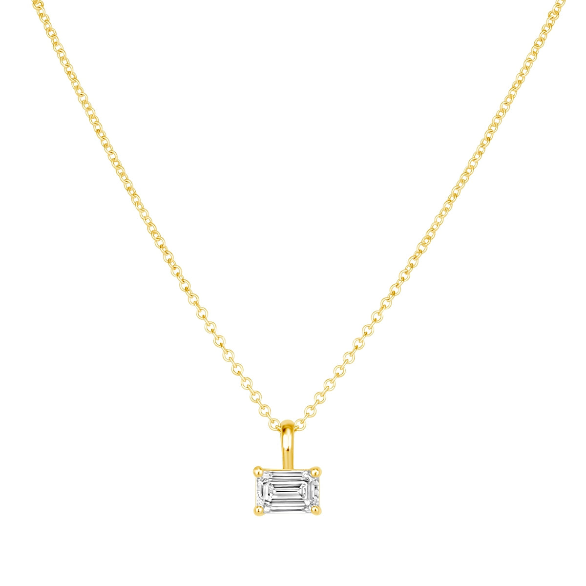 Emerald Cut Eterna Pendant Pendant ABP-238-LGD-1  - Abtin & Co.