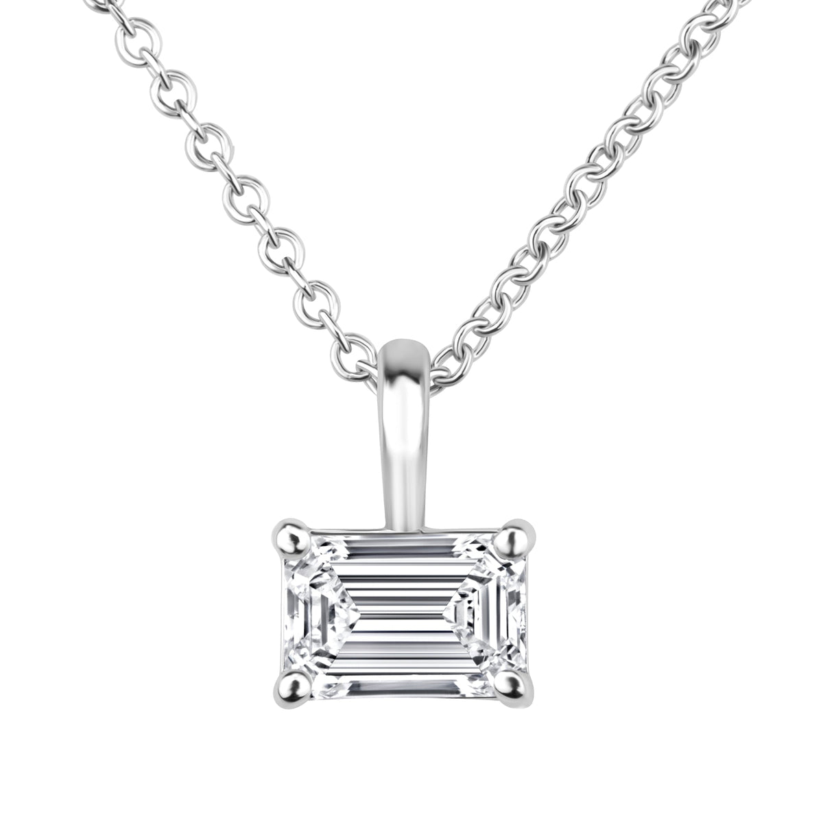 Emerald Cut Eterna Pendant Pendant ABP-238-LGD-4  - Abtin & Co.
