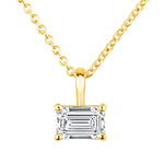 Emerald Cut Eterna Pendant Pendant ABP-238-LGD-1  - Abtin & Co.