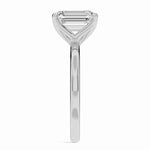 Emerald Cut Lustre Solitaire Ring ABER-100-EM-LGD-21  - Abtin & Co.