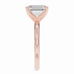 Emerald Cut Lustre Solitaire Ring ABER-100-EM-LGD-26  - Abtin & Co.