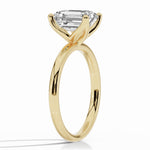Emerald Cut Lustre Solitaire Ring ABER-100-EM-LGD-16  - Abtin & Co.