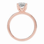 Emerald Cut Lustre Solitaire Ring ABER-100-EM-LGD-26  - Abtin & Co.