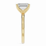 Emerald Cut Lustre Solitaire Ring ABER-100-EM-LGD-16  - Abtin & Co.