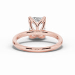 Emerald Cut Lustre Solitaire Ring ABER-100-EM-LGD-26  - Abtin & Co.