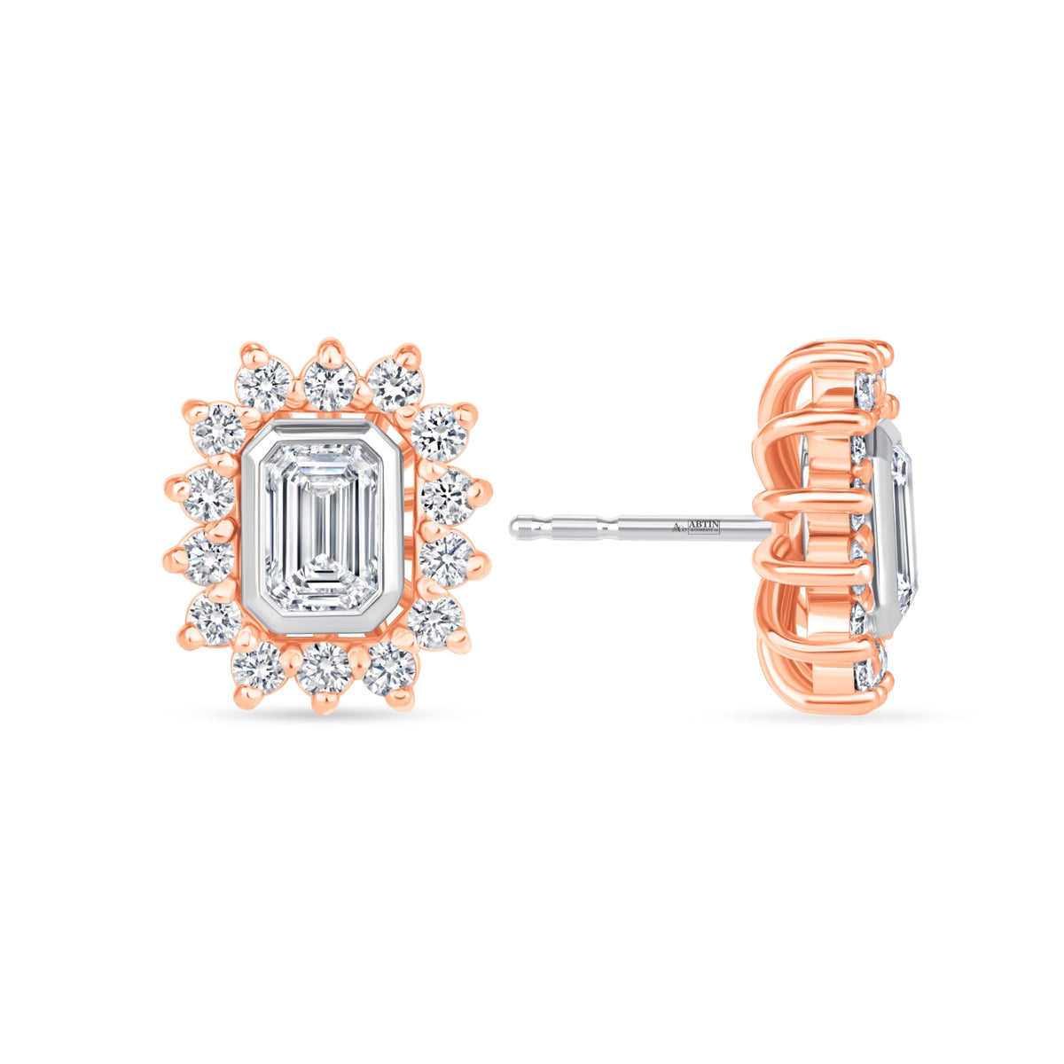 Emerald Cut Majesté Jackets Earring ABE-221-LGD-7  - Abtin & Co.