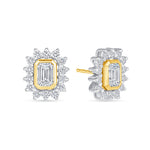 Emerald Cut Majesté Jackets Earring ABE-221-LGD-4  - Abtin & Co.