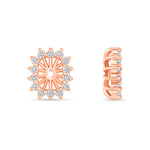 Emerald Cut Majesté Jackets Earring ABE-221-LGD-7  - Abtin & Co.