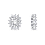 Emerald Cut Majesté Jackets Earring ABE-221-LGD-4  - Abtin & Co.