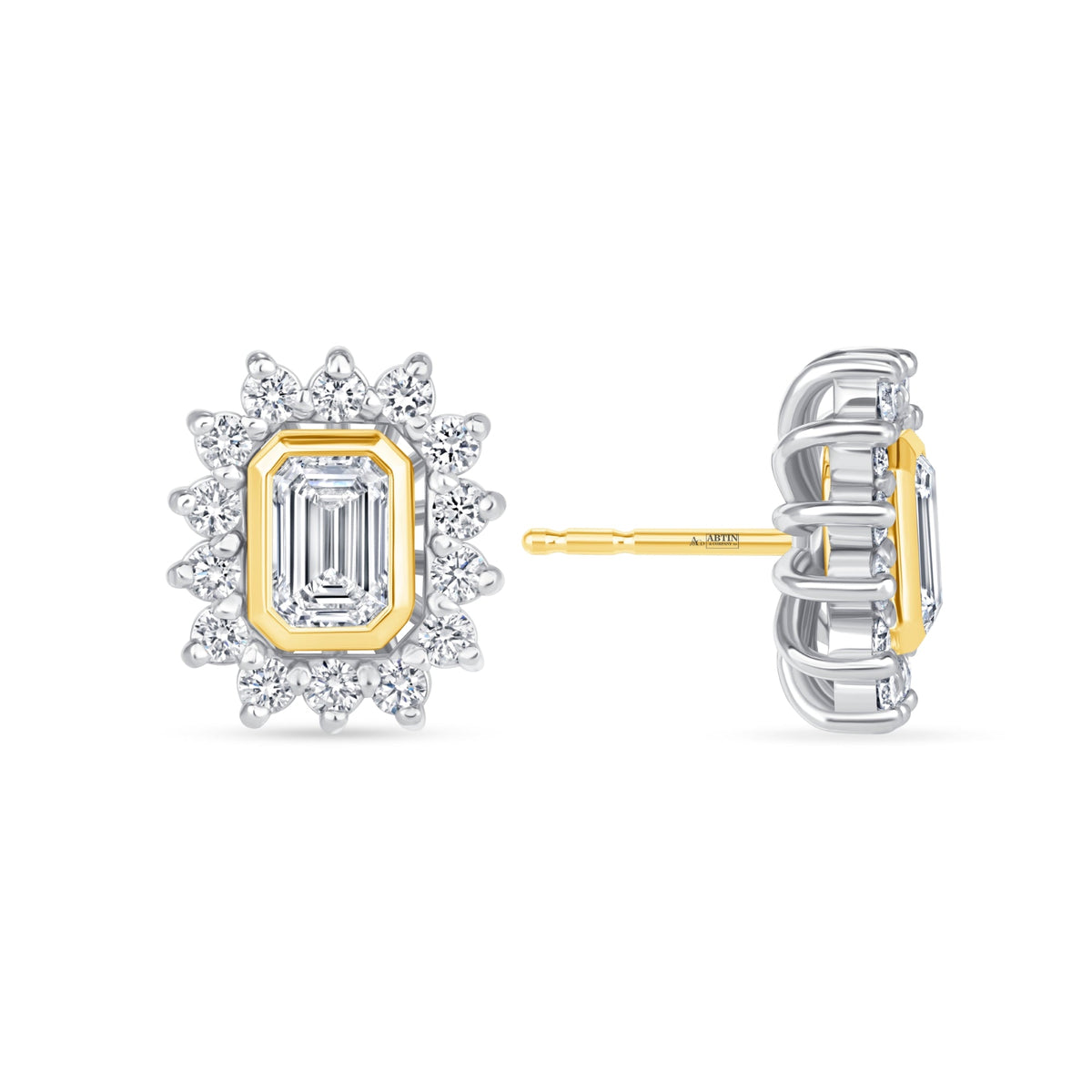 Emerald Cut Majesté Jackets Earring ABE-221-LGD-4  - Abtin & Co.