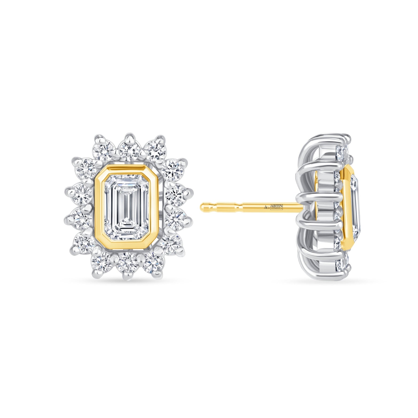 Emerald Cut Majesté Jackets Earring ABE-221-LGD-4  - Abtin & Co.