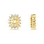 Emerald Cut Majesté Jackets Earring ABE-221-LGD-1  - Abtin & Co.