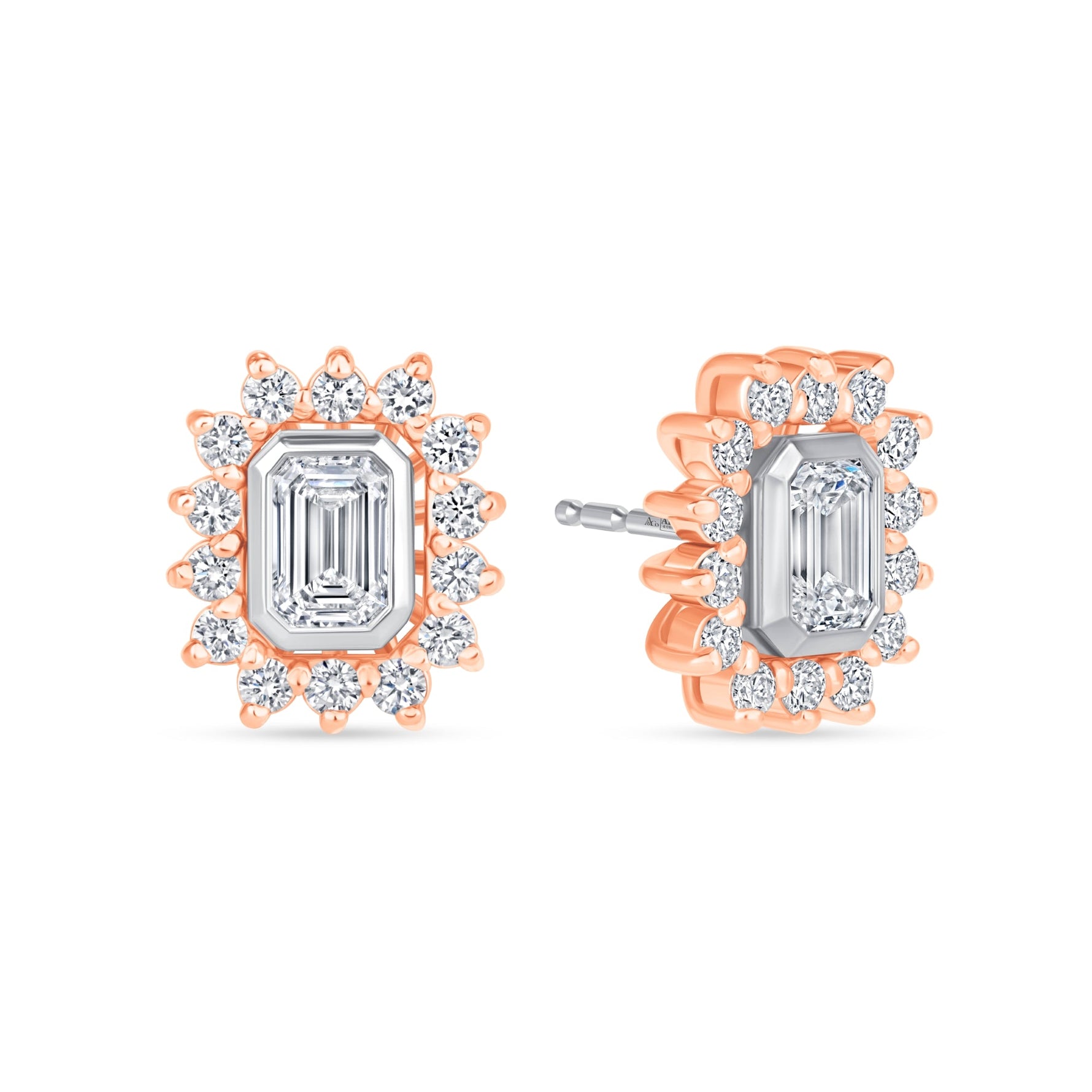 Emerald Cut Majesté Jackets Earring ABE-221-LGD-7  - Abtin & Co.