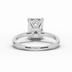 Emerald Cut Tiara Glow Solitaire Ring ABER-102-EM-LGD-6  - Abtin & Co.