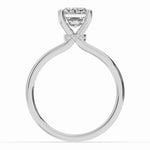 Emerald Cut Tiara Glow Solitaire Ring ABER-102-EM-LGD-6  - Abtin & Co.