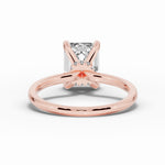 Emerald Cut Tiara Glow Solitaire Ring ABER-102-EM-LGD-11  - Abtin & Co.