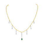Emerald Serenade Necklace Necklace ABN-183-EMD-1  - Abtin & Co.
