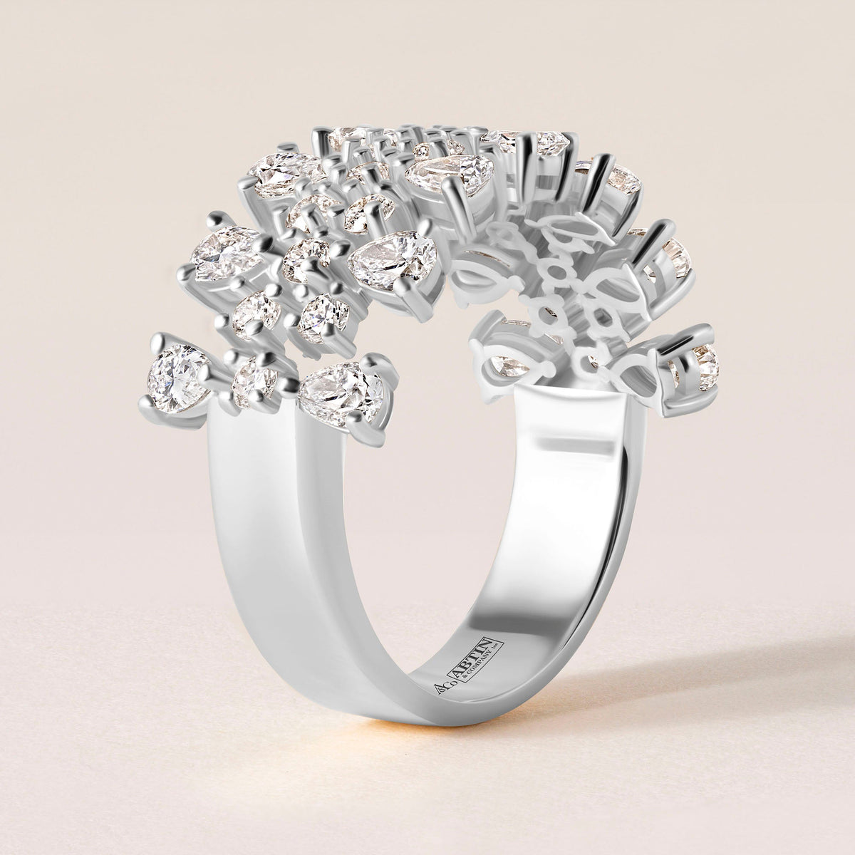 Grandeur Luxe Ring Ring ABB-721-D-3  - Abtin & Co.