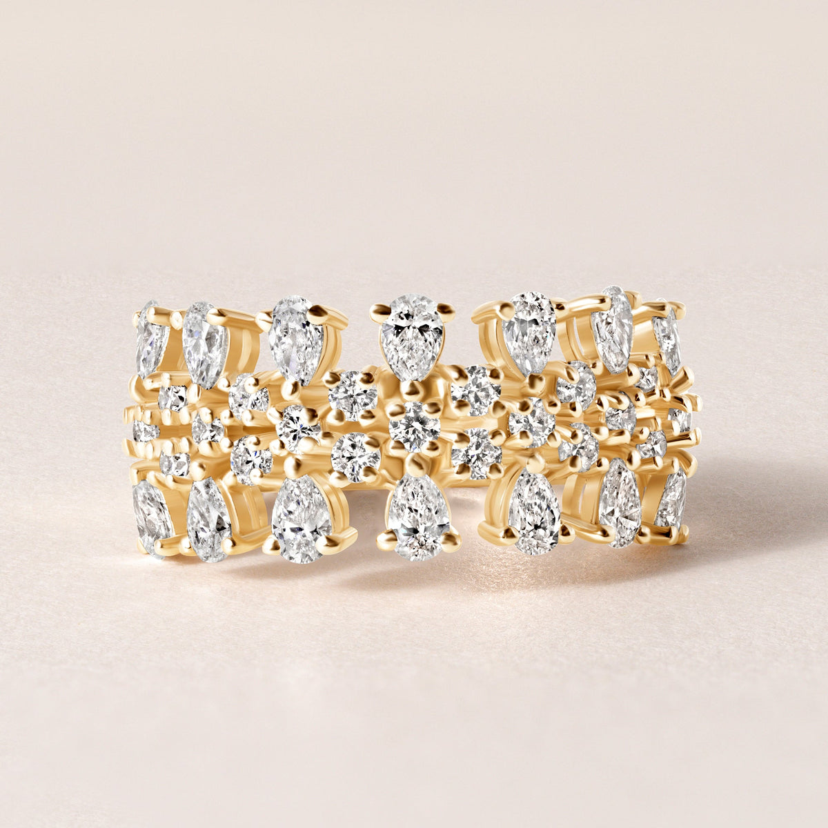 Grandeur Luxe Ring Ring ABB-721-D-1  - Abtin & Co.