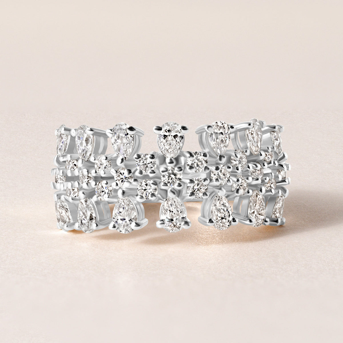Grandeur Luxe Ring Ring ABB-721-D-3  - Abtin & Co.