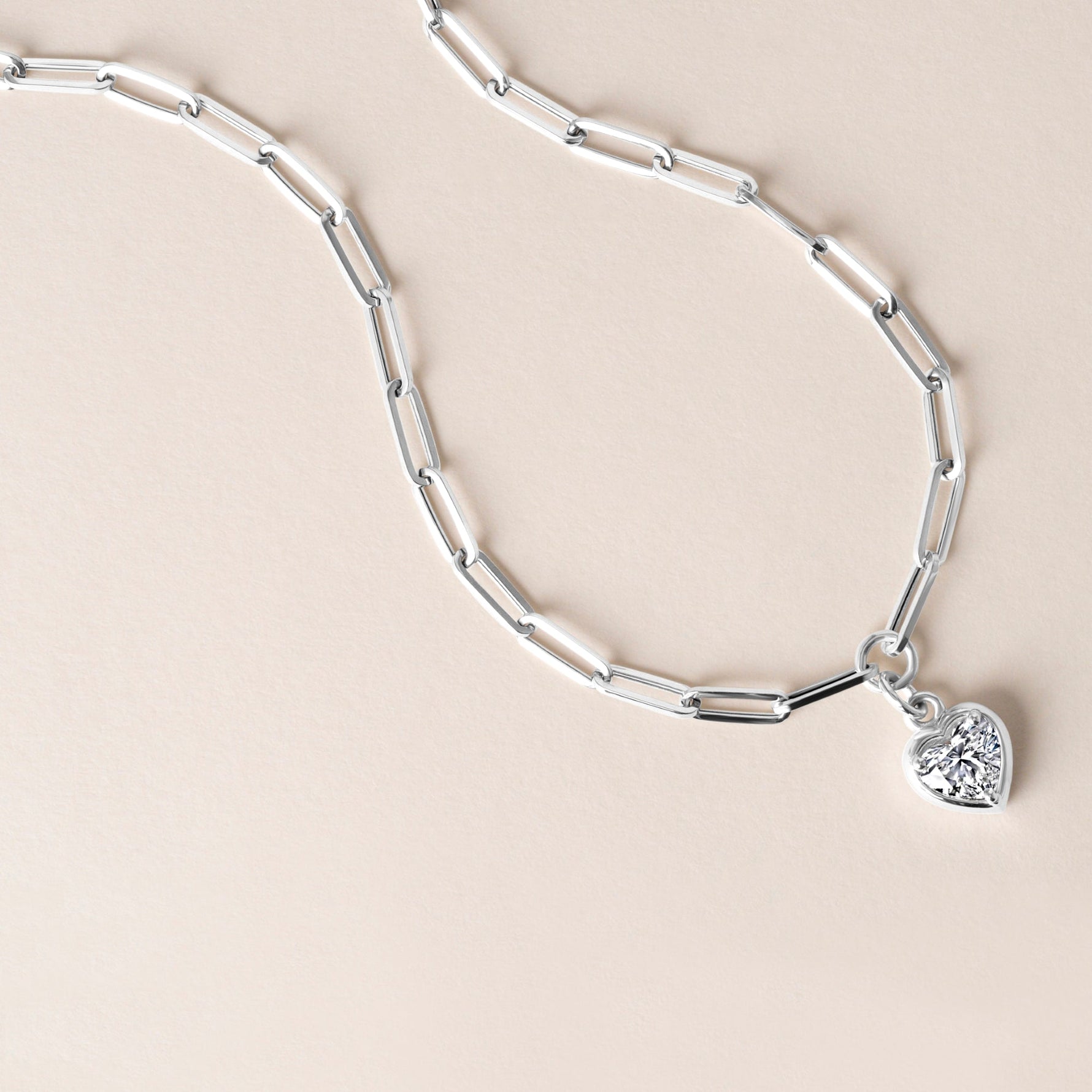 Heart Lustra Bezel Pendant Pendant ABP-235-LGD-4  - Abtin & Co.