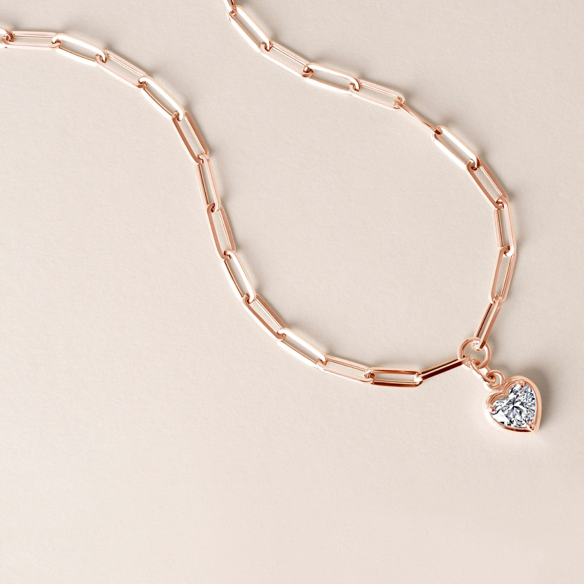 Heart Lustra Bezel Pendant Pendant ABP-235-LGD-4  - Abtin & Co.