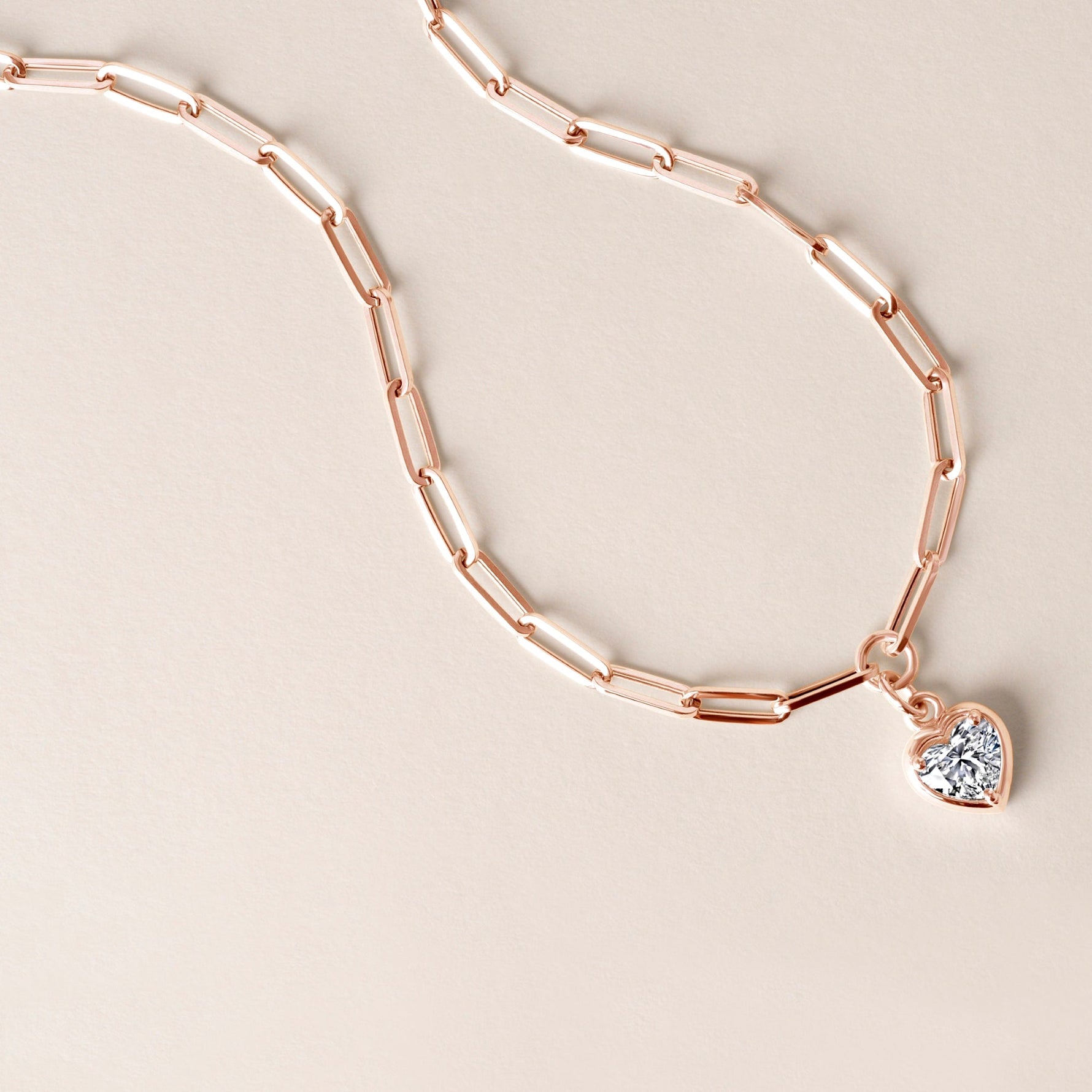 Heart Lustra Bezel Pendant Pendant ABP-235-LGD-4  - Abtin & Co.