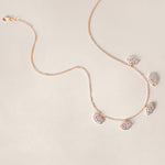 Horizontal Marquise Stella Bezel Necklace Necklace ABN-186-MQ-H-LGD-3  - Abtin & Co.