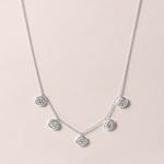 Horizontal Oval Stella Bezel Necklace Necklace ABN-186-OV-H-LGD-2  - Abtin & Co.