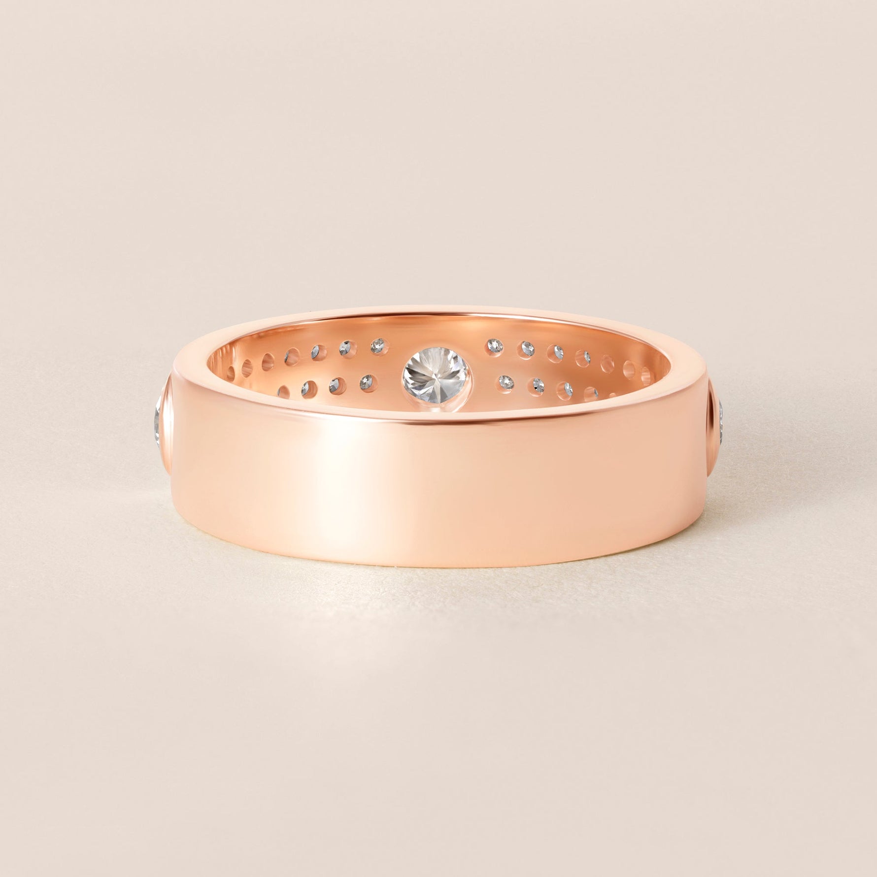 ICONA PAVÉ Band Ring ABB-771Y-D-5  - Abtin & Co.