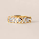 ICONA PAVÉ Band Ring ABB-771Y-D-1  - Abtin & Co.
