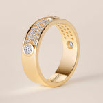 ICONA PAVÉ Band Ring ABB-771Y-D-1  - Abtin & Co.