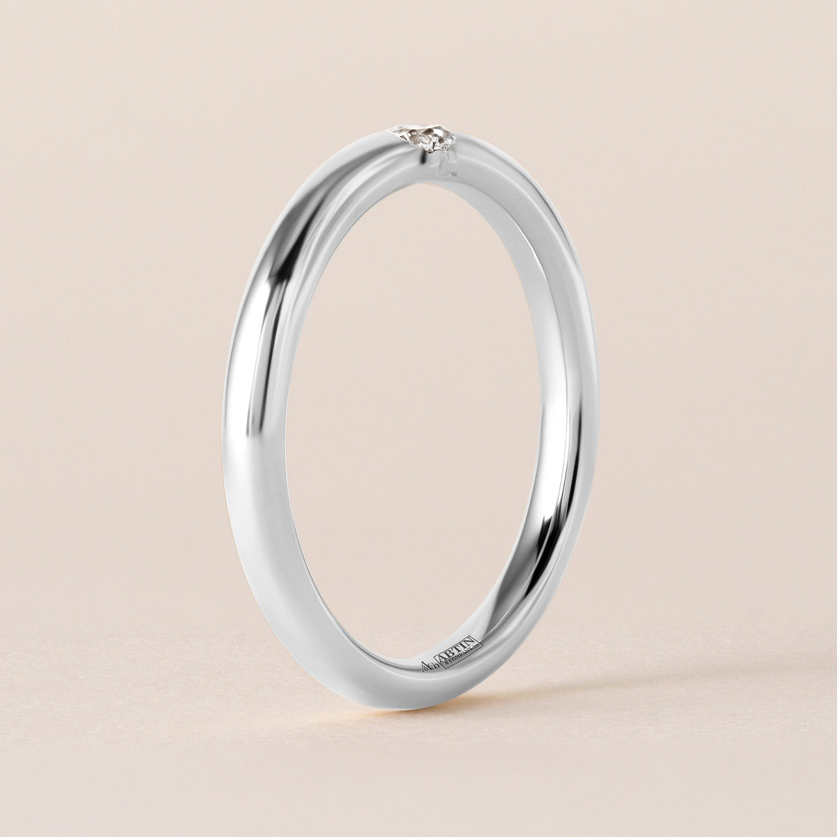 Illusion Heart Tension Ring Ring ABB-712.1-HT-D-14  - Abtin & Co.